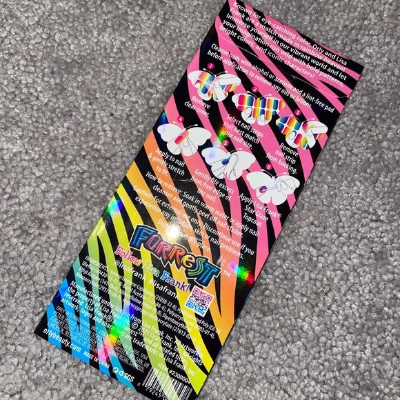 Orly x lisa frank nail wraps NWT vintage cheetah 🐆 - Picture 6 of 6